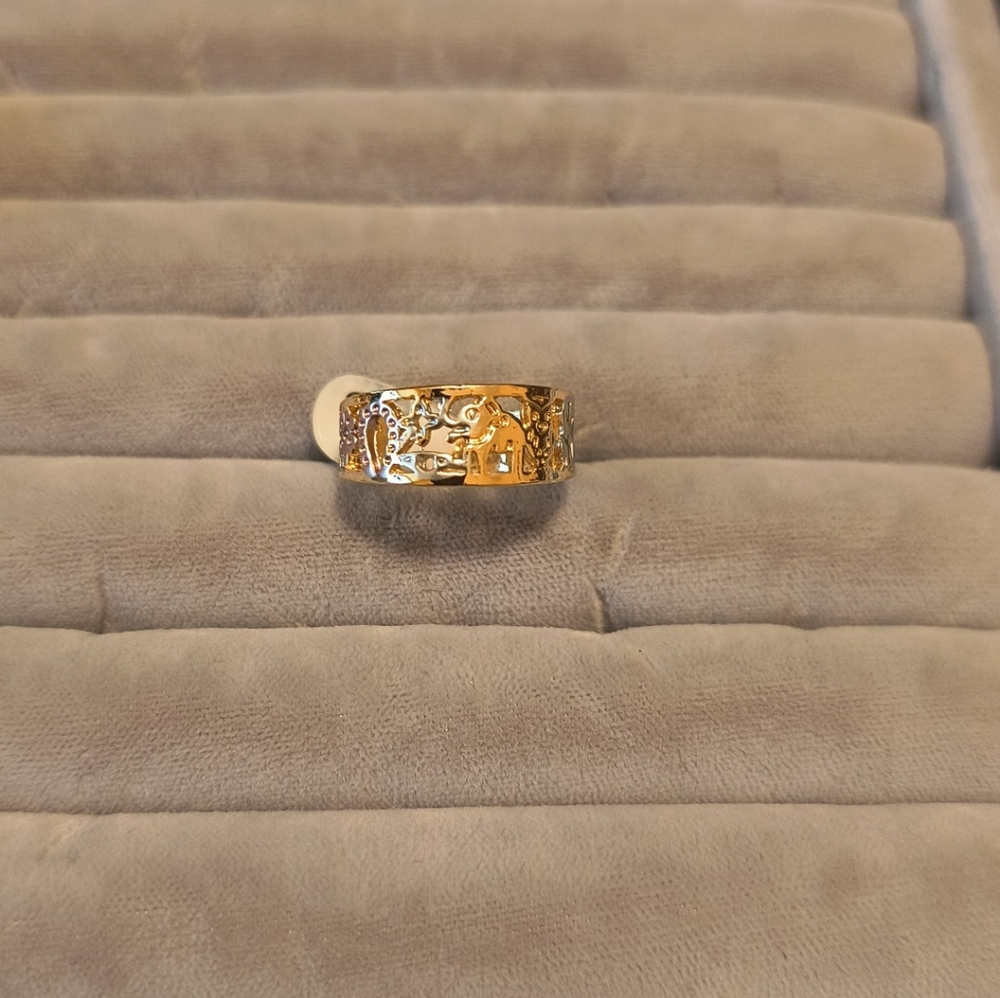 Anillo En Oro Laminado/ Goldplated